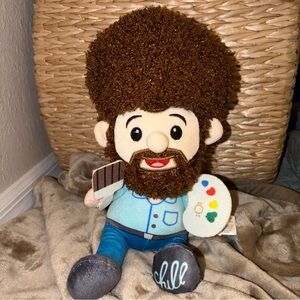 Bob Ross Plush Toy 10 inches Fiesta Bob Stuffed Plush Painter Figure